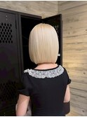 ホワイトブロンドホワイトブリーチダブルカラートリプルカラー