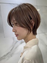 エリマ 横浜西口(elima)&nbsp;横浜西口大人ショートボブ前髪なしココアベージュ韓国30代40代