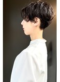 20代30代刈り上げショート刈り上げマッシュショートパーマ池袋