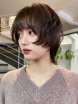 ロライマ 中目黒(roraima)&nbsp;ショートカットくびれショートウルフナチュラルブラウンカラー