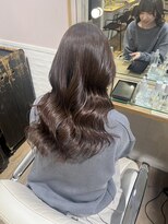 ネオリーブ チロル 横浜西口店(Neolive CiroL.)&nbsp;韓国ロング×ブリーチなしカラー　チョコレートブラウン