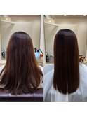 縮毛矯正before after