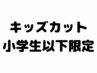 【小学生以下限定】★キッズカット★
