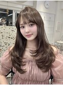 e165ブリーチなしヘーゼルベージュワンカール簡単レイヤー