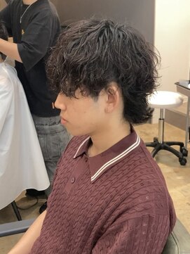 アロー 船橋店(AROH) MEN’S HAIR/サーフカール/刈り上げセンターパート/船橋