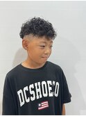 キッズカット　スペインカール