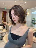 髪質改善＊前髪なし大人ウェーブボブ＊美髪【Zina京都駅前】