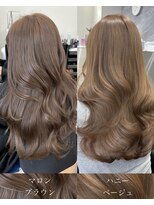 アルドーレヴェントホリエ(Ardore vento horie)&nbsp;ブリーチなしダブルカラーで作るベージュ/ブラウン♪