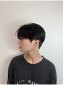 ダウンパーマ　センターパート　ニュアンスパーマ