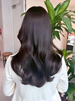 アイティーバイアルバム 下北沢店(IT by ALBUM) ロング顔周りレイヤー韓国ヘアダークアッシュ_ba576262