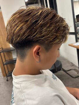 エルマーク 松山(L-MARK) マッシュ/ヘアカラー/ダブルカラー/ブリーチ/men's