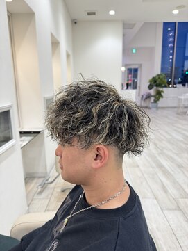 ロンド ラマ 岐阜(Lond bla-ma) ツイストスパイラル×ハイライト【Lond伊藤メンズ】