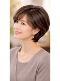 トップがふんわりする大人ショート