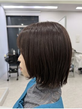 アルテヘアー(arte HAIR) 【arteHAIR】顔まわりレイヤー/ラベンダーブラウン/ボブ