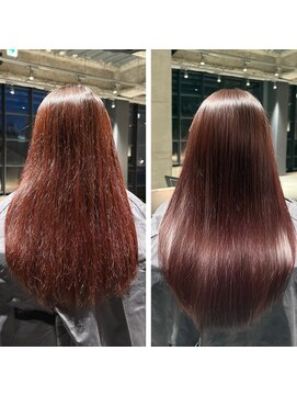 ルーム(Loomm) 髪質改善水素カラー艶髪ロング【長浜米原縮毛矯正酸性ストレート