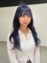 ビーハイブ ドットエー 本町広瀬通店(BEHIVE.A) 【sakuya】2ブリーチ必須ブルーカラー☆