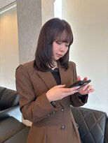 コエル(KOER)&nbsp;眉バング×ミディアムレイヤー