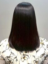 オンフ(onffo) ストレートミディアム 縮毛矯正 美髪 ショコラブラウン 髪質改善