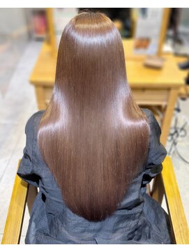 ハピネス クローバー 学園前店(Happiness CLOVER) 艶髪髪質改善7.23ミルクブラウン