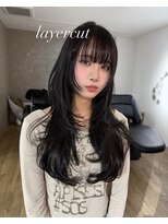 エトワ 中央店(etoi)&nbsp;大分韓国かき上げレイヤーカット大人レイヤー顔まわりレイヤー