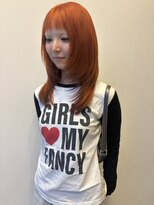 ロックス バイ マグ 松本(rocks BY MAG)&nbsp;大人可愛いハッシュウルフ×オレンジカラー◎レイヤー