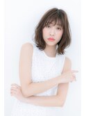 大人可愛い無造作カール黒髪小顔ネオウルフZ戸頭20代30代40代