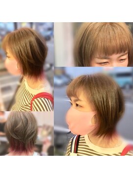 ディーリンク 南橋本店(HAIR MAKE DLINK) ベース生かしで遊びましょうウルフカット