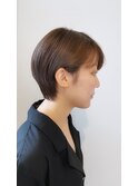 大人可愛い耳掛けショート【吉祥寺】【イルミナカラー】