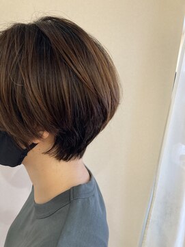 カームヘア 韮塚店(Calm hair) ナチュラルショート　30代、40代、50代