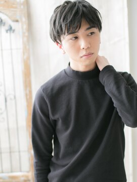 モッズヘア メン 上尾東口店(mod's hair men) ≪mod's men≫マットな質感◎黒髪ニュアンスマッシュ束感カットO