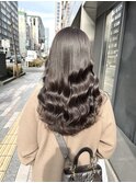 艶髪ラベンダーアッシュカール