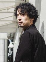 2.30代に人気◎大人のルードヘア波巻きツイストスパイラルパーマ