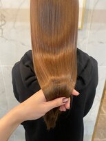 大人かわいい20代30代40代小顔ショコラベージュ１Zina千葉