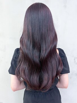 アルバム 渋谷パルコ(ALBUM) ダークラベンダー_グレージュカラーボブウルフココア_ba419591