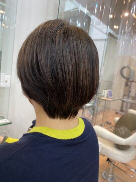 ヘアリゾートエーアイ 新宿西口店(hair resort Ai) 癖があってもOK！襟足縮毛ショート