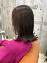 コージー(Kozy) ☆透明感グレージュ/切りっぱなし/外ハネ☆