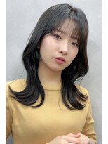 キラク(kirak)&nbsp;韓国風くびれセミロング