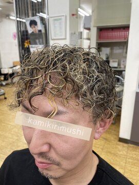 カットクラブ 髪切虫(CUT CLUB 髪切虫) スパイラルパーマ・メッシュブリーチ