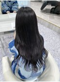 ミディアム→黒髪ロング