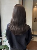 ブリーチなしカラーグレージュ透明感カラー/今枝