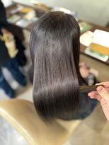 ヘアーメイクポリッシュ 桂店 髪質改善/縮毛矯正/ロングヘアー/ツヤ髪/艶カラー/桂/西京区
