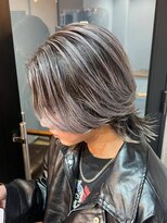 オーバー 町田店(OVER)&nbsp;センターパート メンズハイライト メンズバレイヤージュ