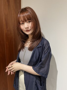 ガーランドギンザ(Garland Ginza) ロングレイヤー　レイヤーカット　暖色カラー