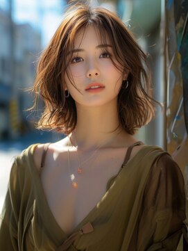 アルトリスト(Altruist Aging×HAIR&SPA) ☆イメチェンピンクベージュアンブレラカラー前髪クールショート