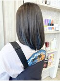 福山市美容師求人スタッフ募集中インナーブルーうる艶ミディアム