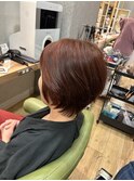大人可愛い丸みボブピンクラベンダーベージュベビーピンク
