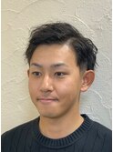 刈り上げミックスパーマ