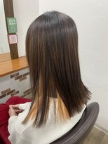美容室 カノン(Kanon) オレンジインナーカラー
