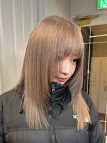 エンター 天神店(ENTER)&nbsp;ミルクティーアッシュ/レイヤーカット/ENTER 天神店