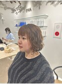脱縮毛矯正!癖を活かしたボブパーマ